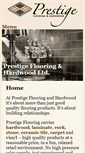 Mobile Screenshot of prestigeflooring.ca
