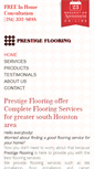 Mobile Screenshot of prestigeflooring.org